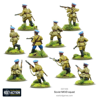 Bolt Action Soviet NKVD squad