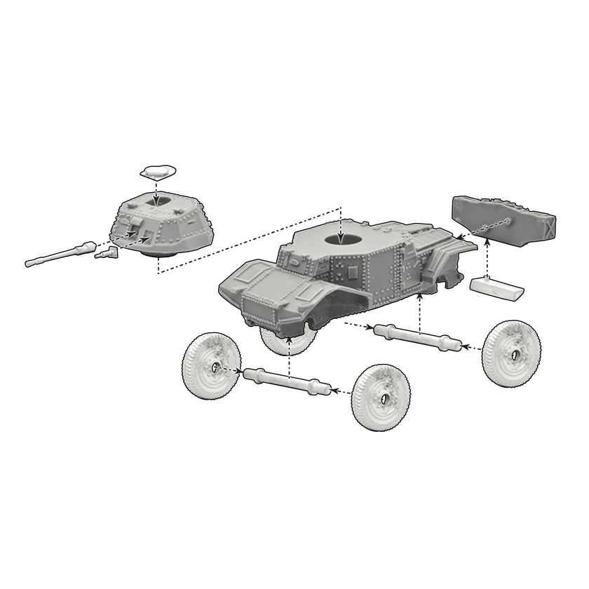 Bolt Action AMD Panhard 178 armoured car