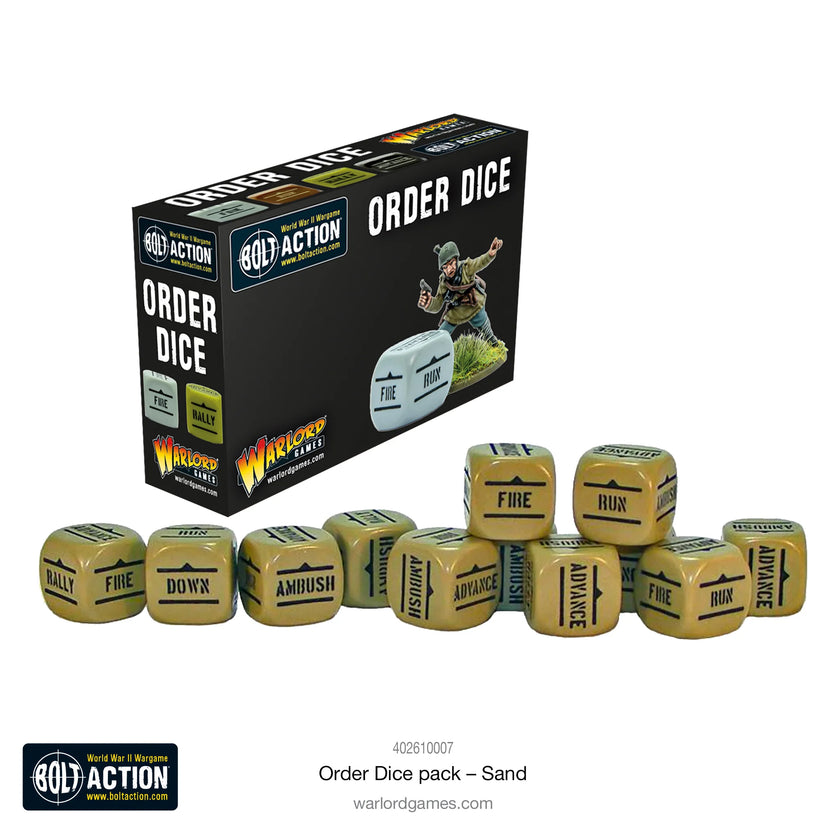 Bolt Action: Orders Dice Pack - Box