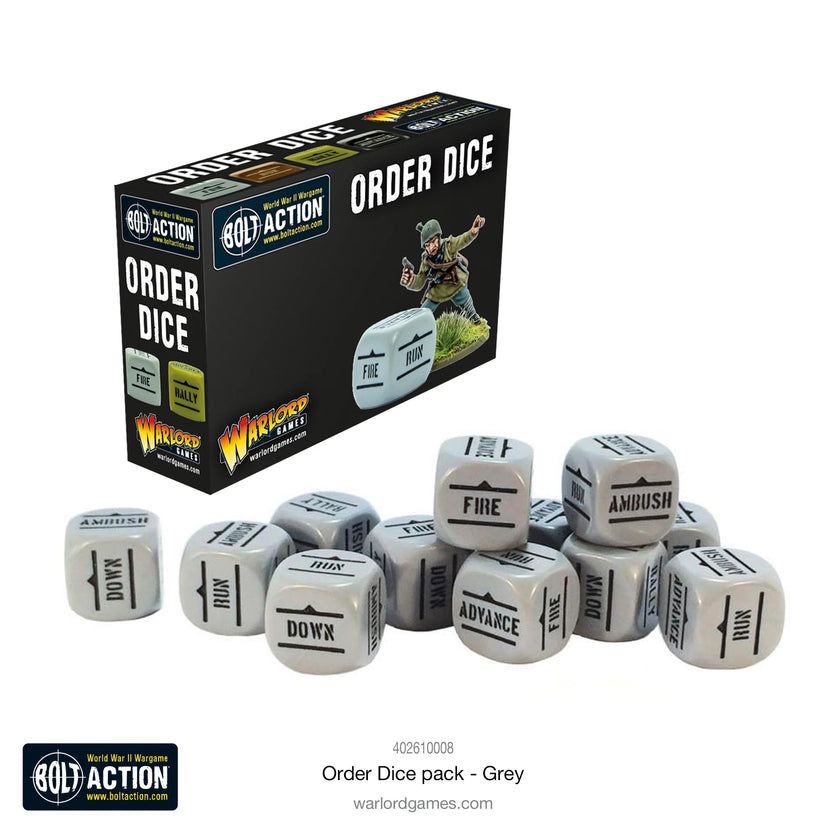 Bolt Action: Orders Dice Pack - Box