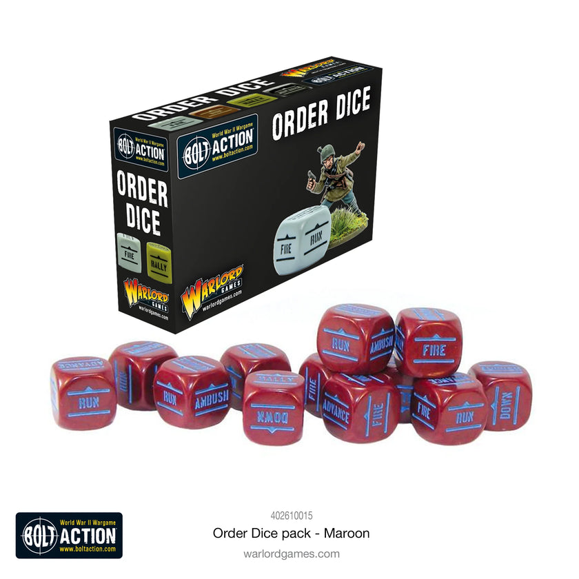 British Airborne Dice Bag & Order Dice