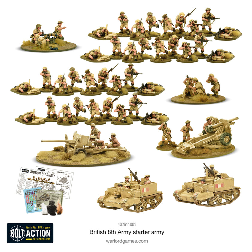 Bolt Action 8th Army Starter Army
