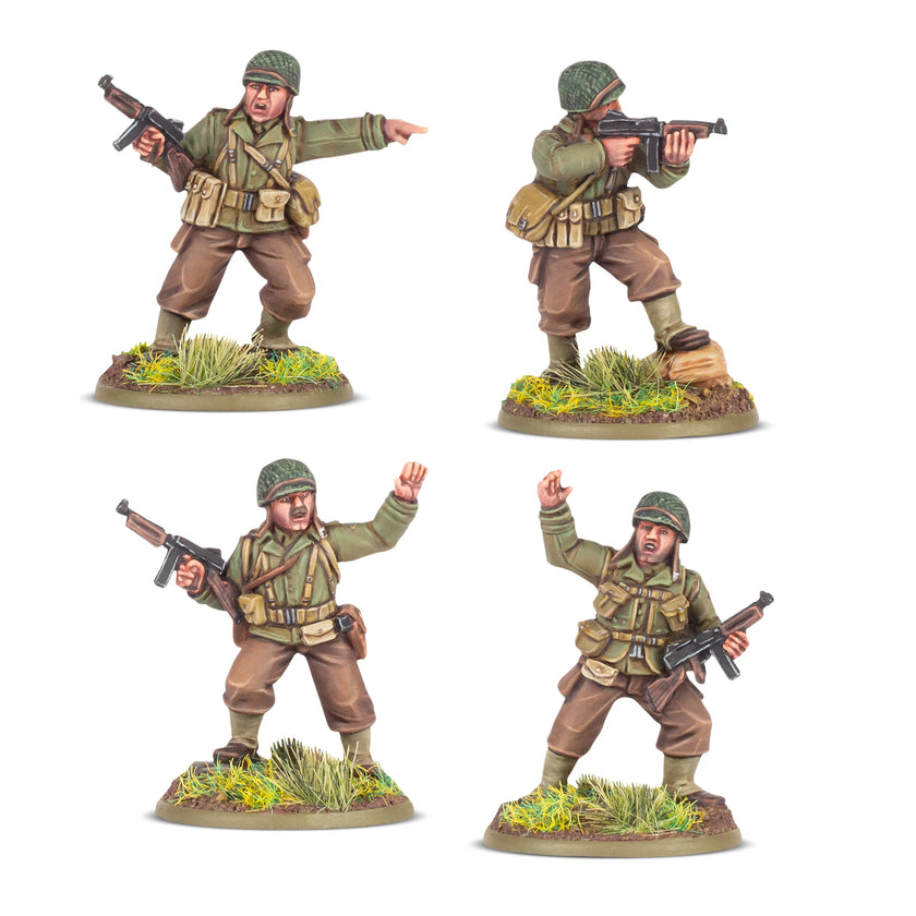 Bolt Action US Rangers Platoon Commanders Blister Pack