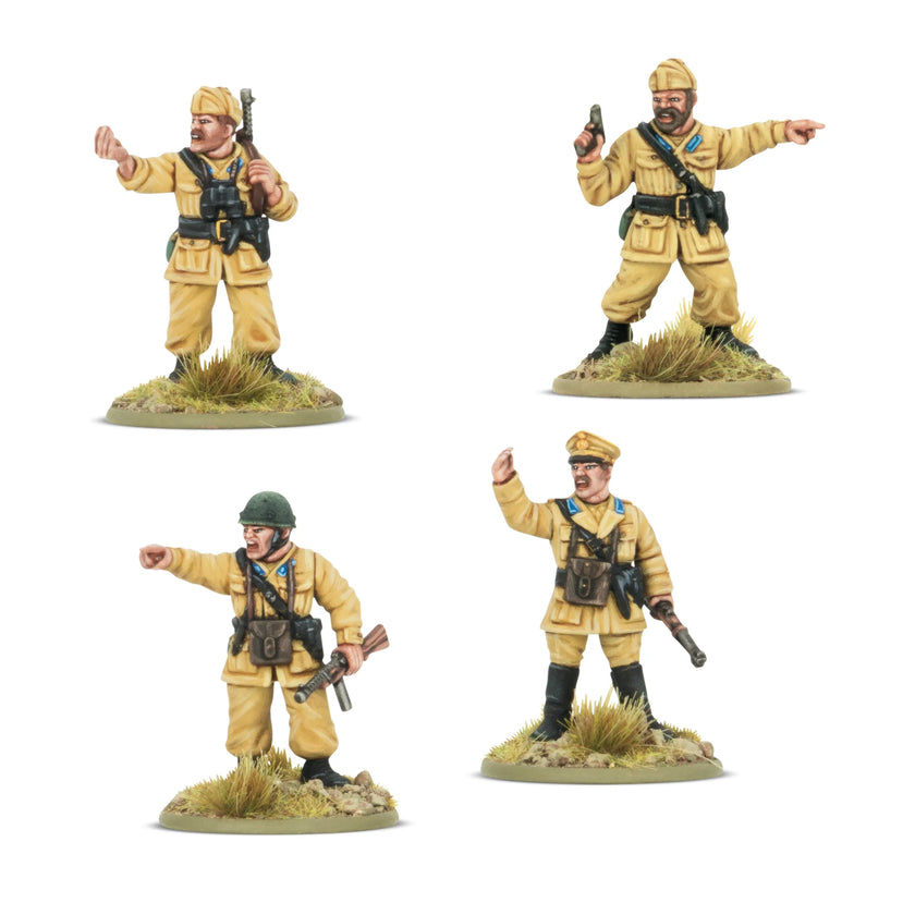 Bolt Action Italian Paracadutisti Platoon Commanders Blister Pack