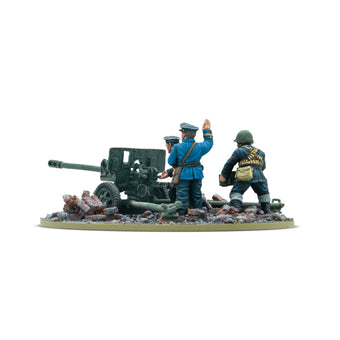 Bolt Action ZiS-3 DIvisional Gun with Soviet Naval Brigade Crew Blister Pack