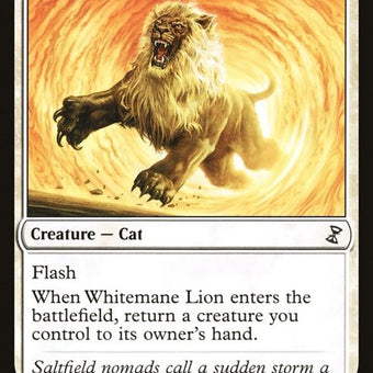 50-whitemanelion