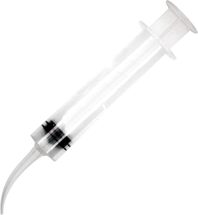 Modelcraft POL1012/C 12ml Curved Syringe with Tip