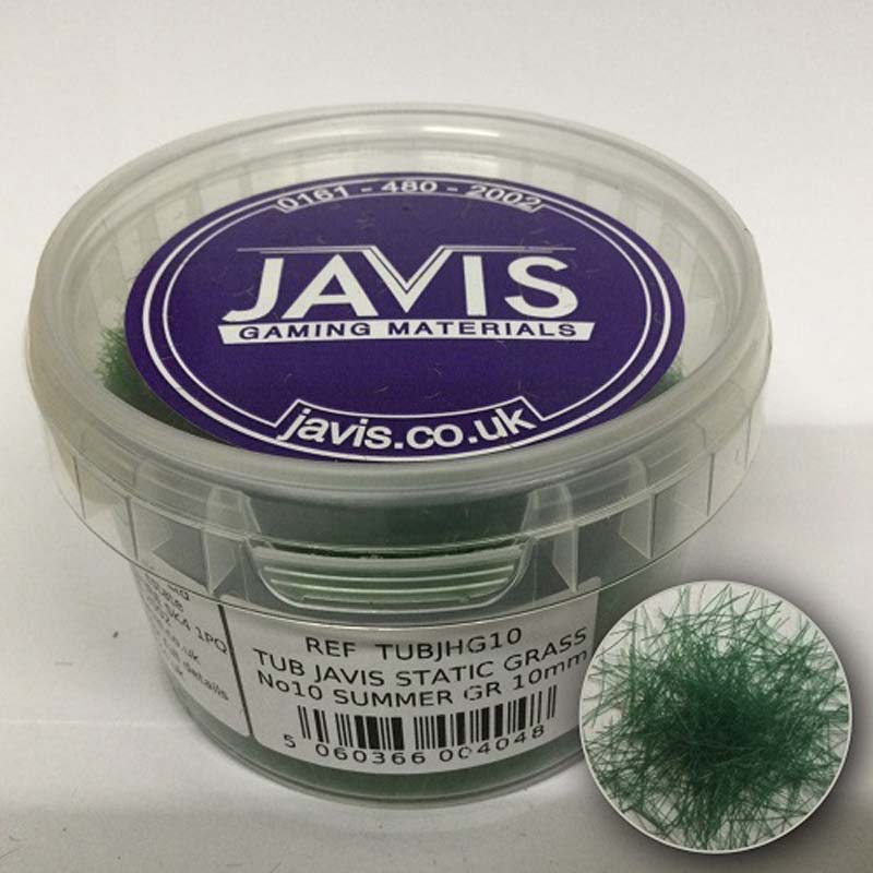 Hairy Grass Summer Green 10mm Tub by Javis