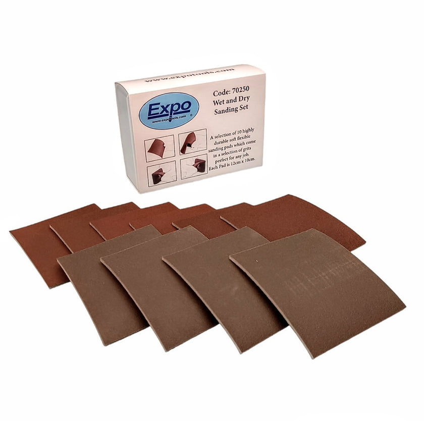 Expo Wet and Dry Sanding Set 10pc