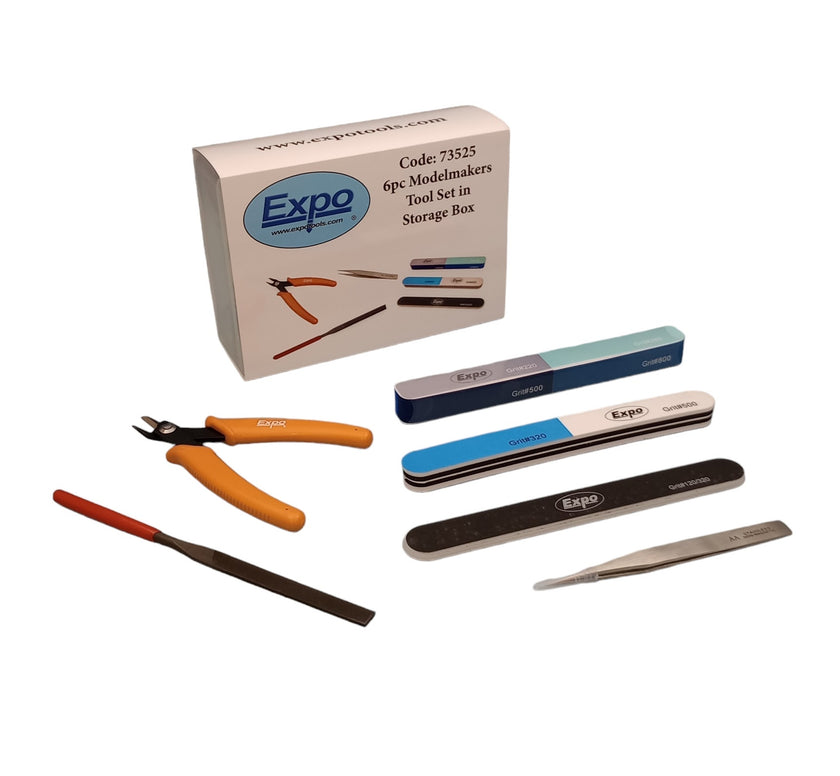 Expo 6pc Modelmakers Tool Set in Storage Box