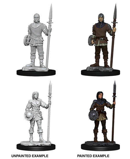 WizKids Deep Cuts Unpainted Miniatures: Guards