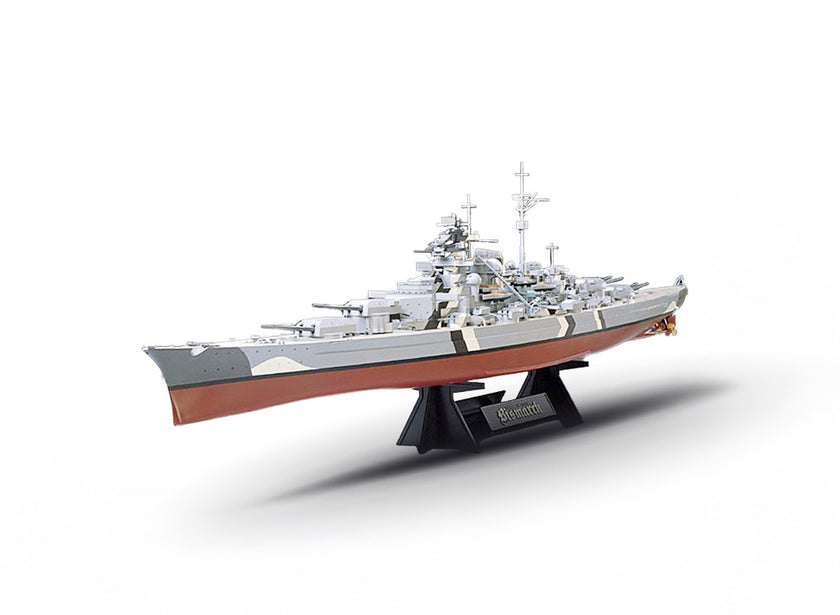 Tamiya 1/350 German Battleship Bismarck with Stand