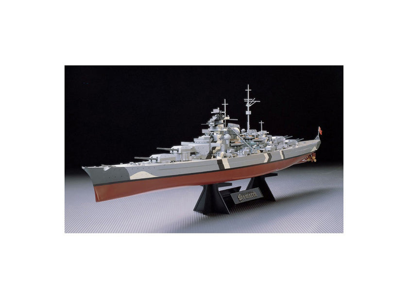 Tamiya 1/350 German Battleship Bismarck with Stand