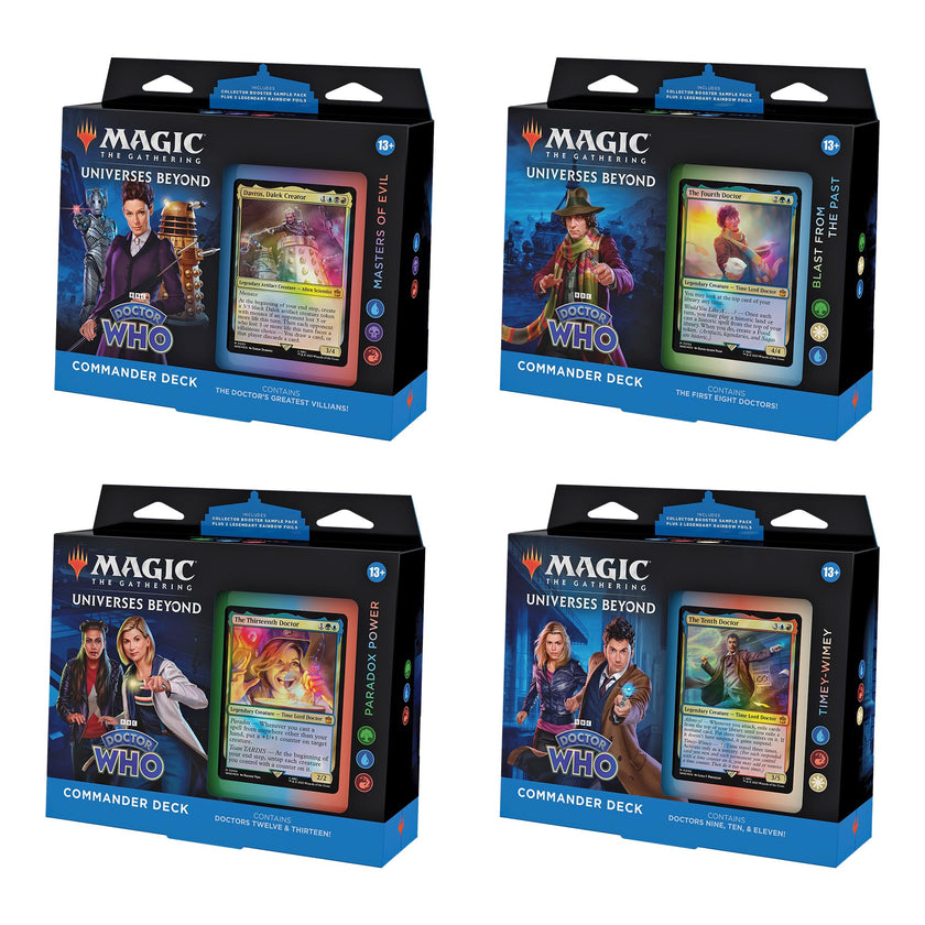Magic the Gathering Doctor Who Commander Decks