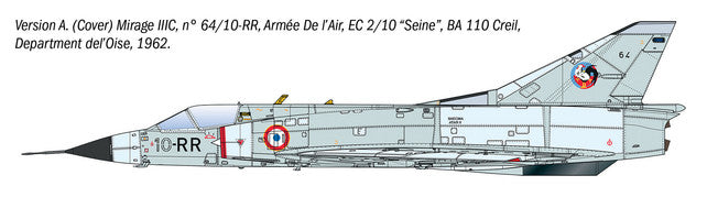 Tamiya 1/32 Dassault Mirage IIIC Interceptor Aircraft