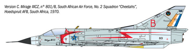 Tamiya 1/32 Dassault Mirage IIIC Interceptor Aircraft