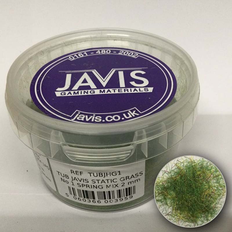 Hairy Grass Spring Mix 2mm Tub by Javis