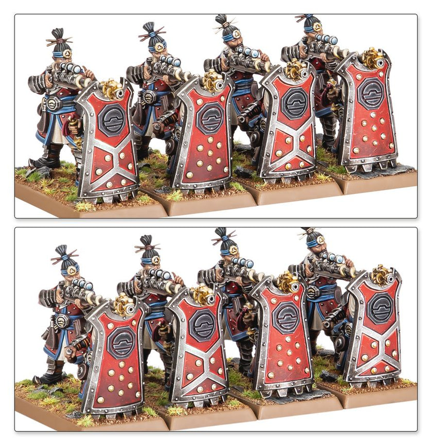 Warhammer The Old World Iron Hail Gunners & Crane Gunner Teams