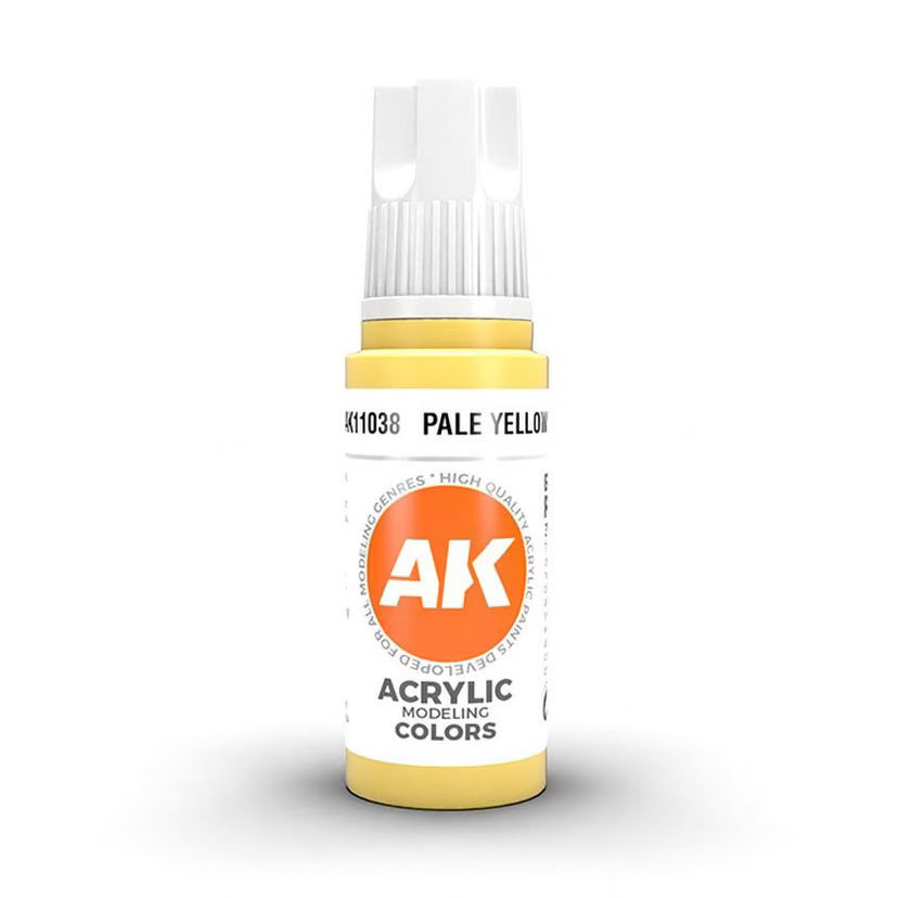 AK11038 - PALE YELLOW AK Interactive 3 gen model paint