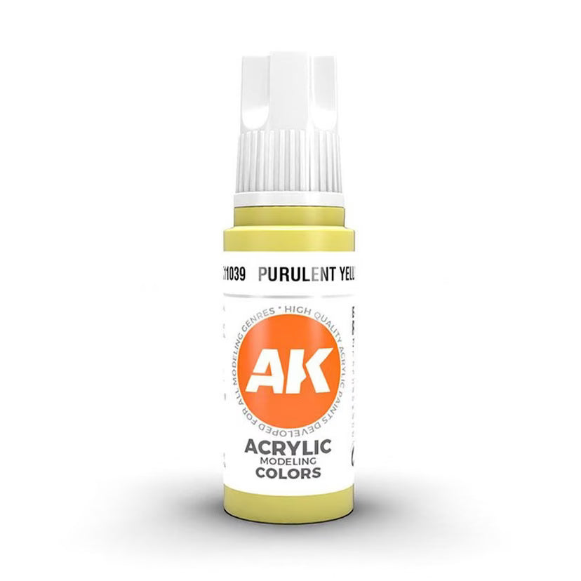 AK11039 - PURULENT YELLOW AK Interactive 3 gen model paint
