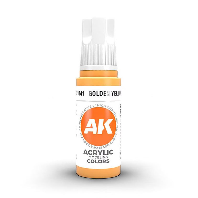 AK11041 - GOLDEN YELLOW AK Interactive 3 gen model paint