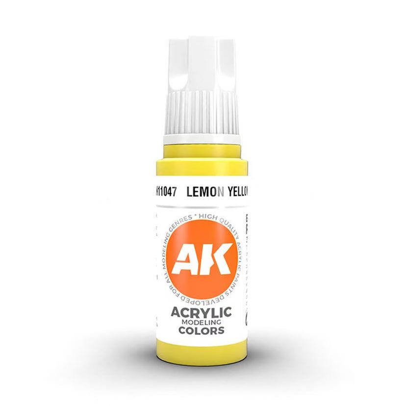 AK11047 - LEMON YELLOW AK Interactive 3 gen model paint