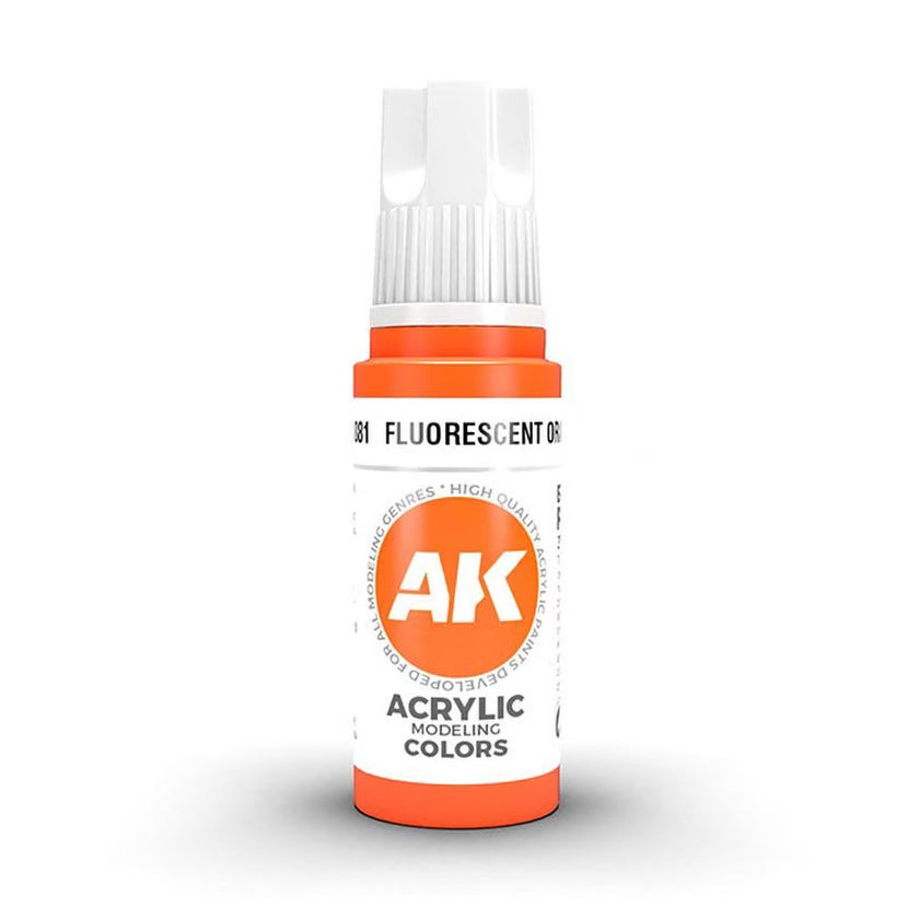 AK11081 - FLUORESCENT ORANGE AK Interactive 3 gen model paint