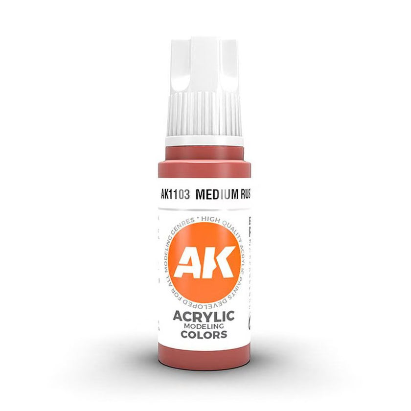 AK11103 - MEDIUM RUST AK Interactive 3 gen model paint