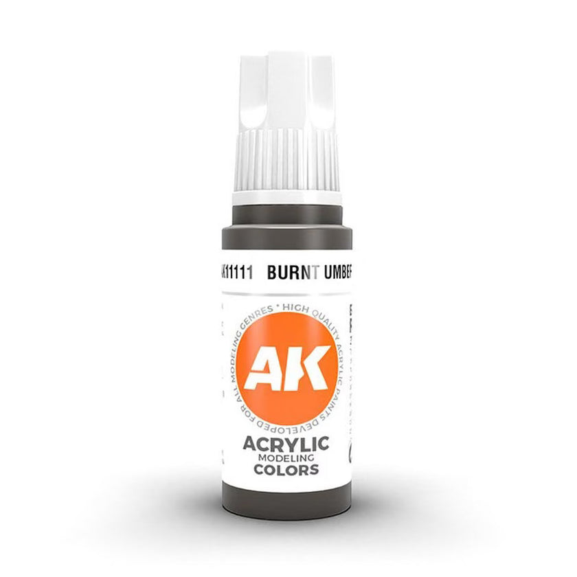 AK11111 - BURNT UMBER AK Interactive 3 gen model paint