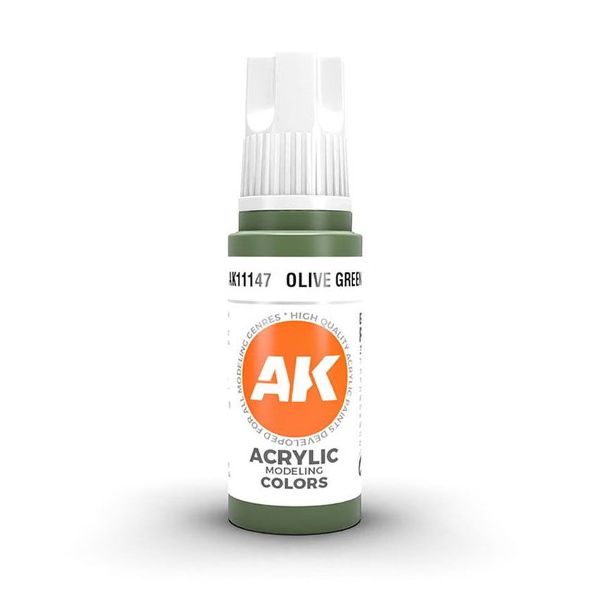 AK11147 - OLIVE GREEN AK Interactive 3 gen model paint