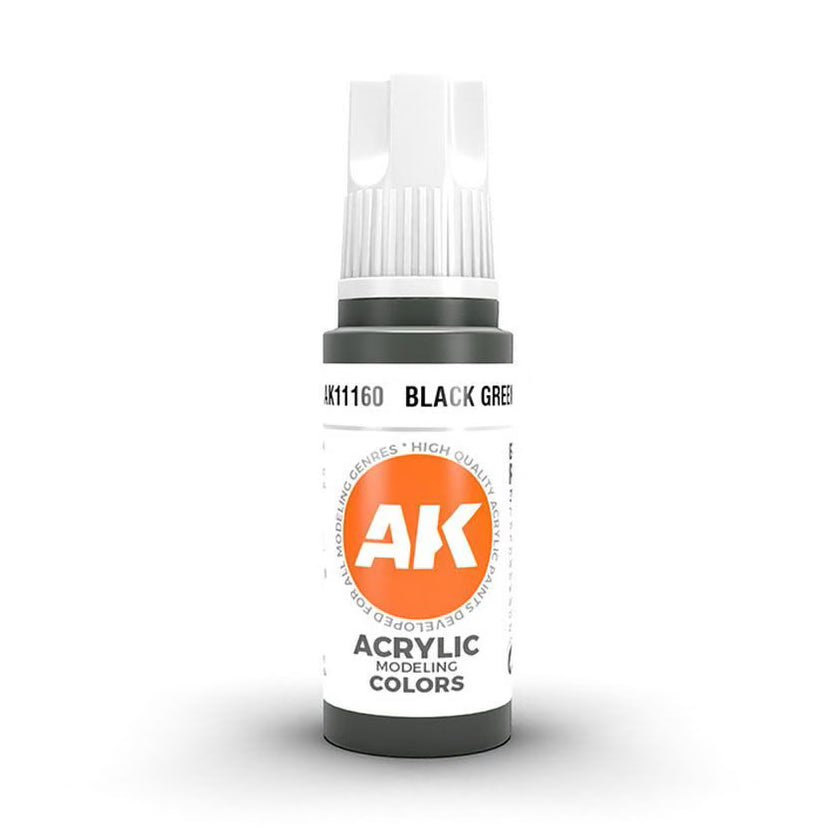 AK11160 - BLACK GREEN AK Interactive 3 gen model paint
