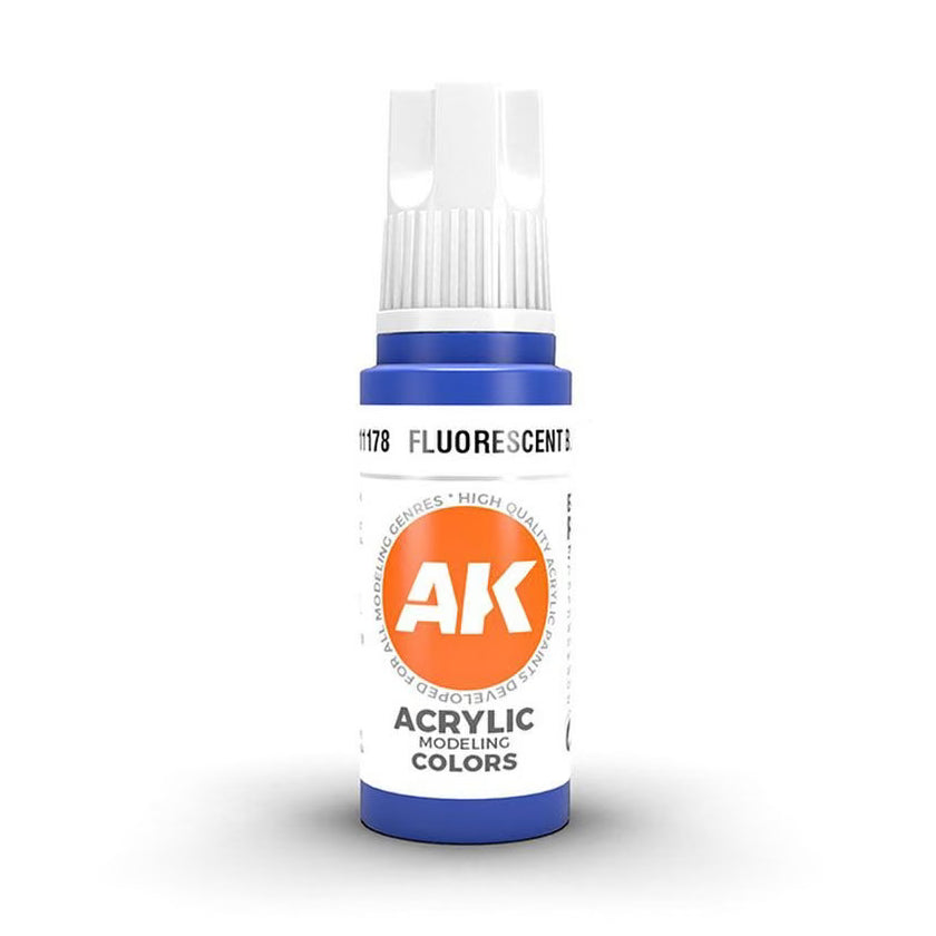 AK11178 - FLUORESCENT BLUE AK Interactive 3 gen model paint