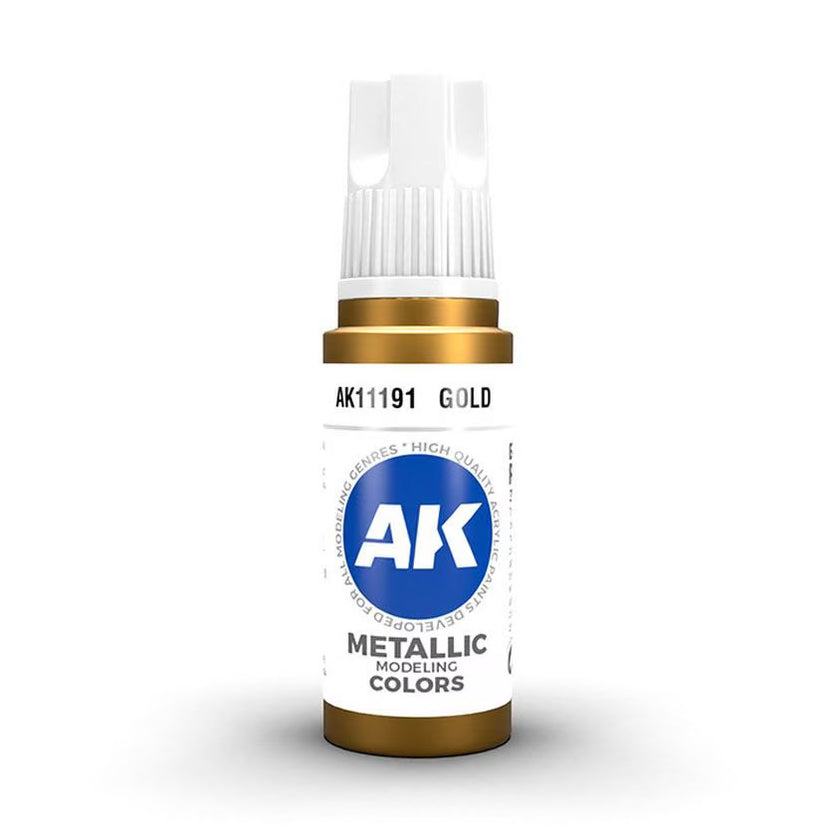 AK11191 - GOLD AK Interactive 3 gen model paint