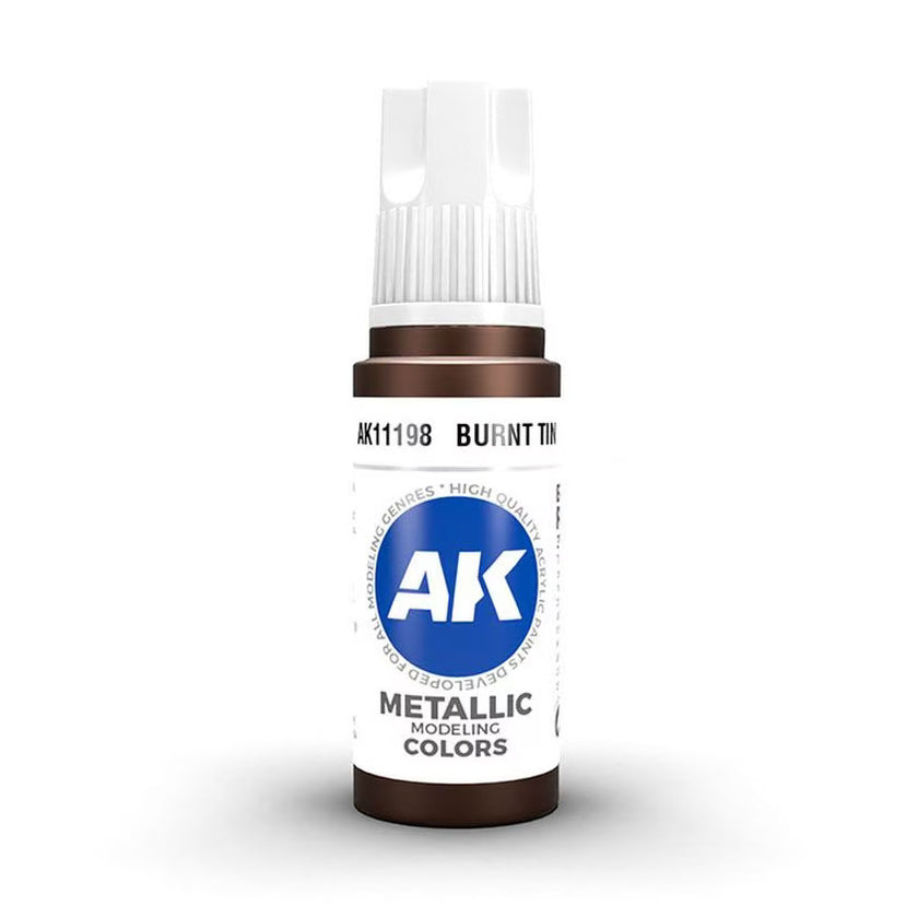 AK11198 - BURNT TIN - AK Interactive 3 gen model paint