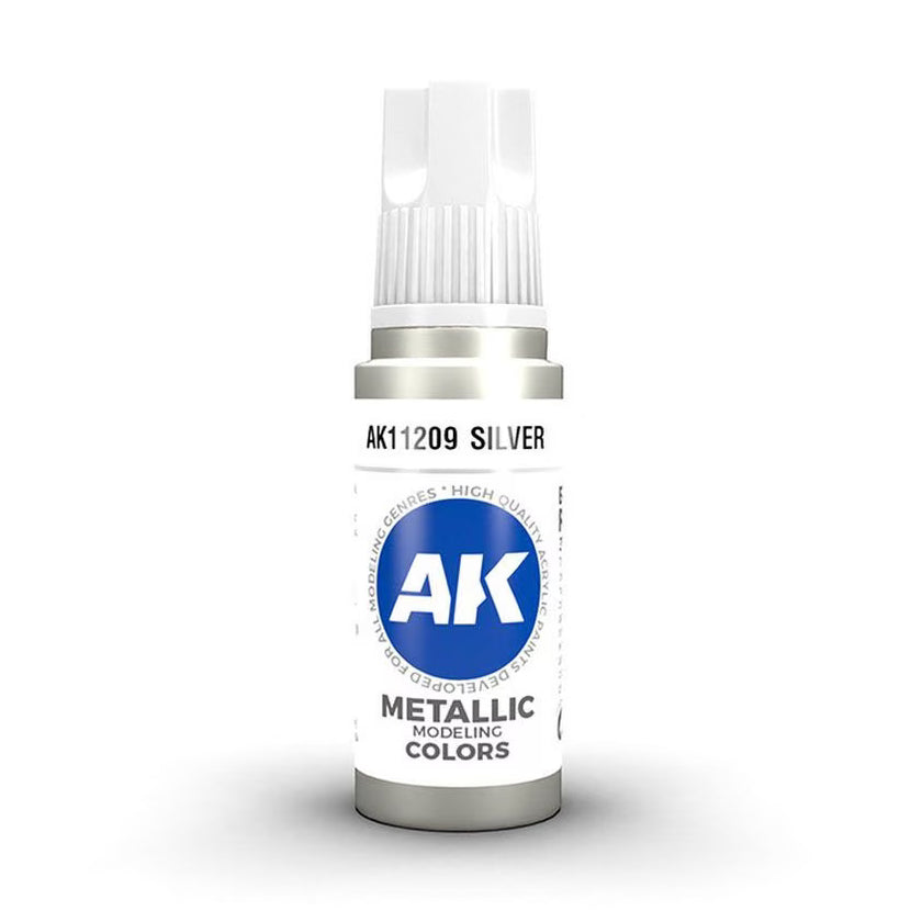 AK11209 - SILVER - AK Interactive 3 gen model paint