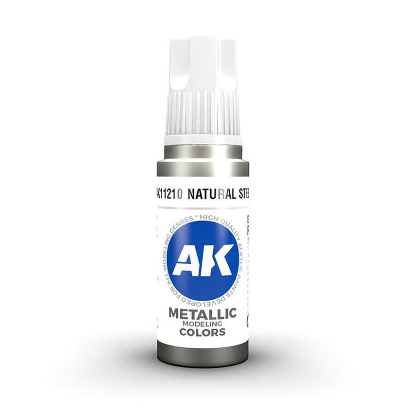 AK11210 - NATURAL STEEL - AK Interactive 3 gen model paint