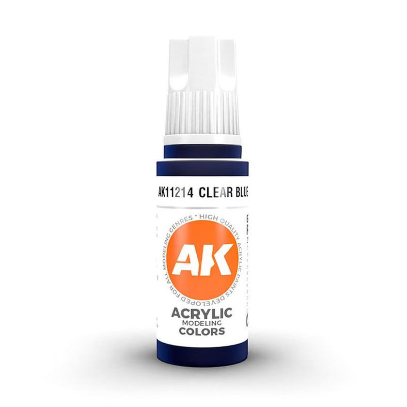 AK11214 - CLEAR BLUE - AK Interactive 3 gen model paint