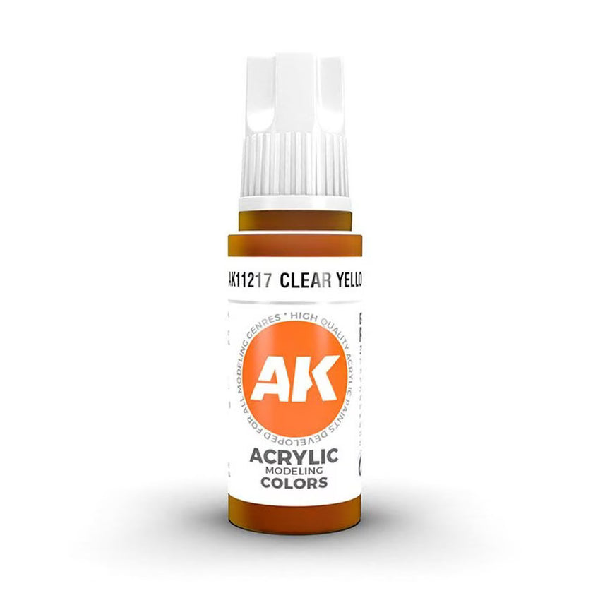 AK11217 - CLEAR YELLOW - AK Interactive 3 gen model paint