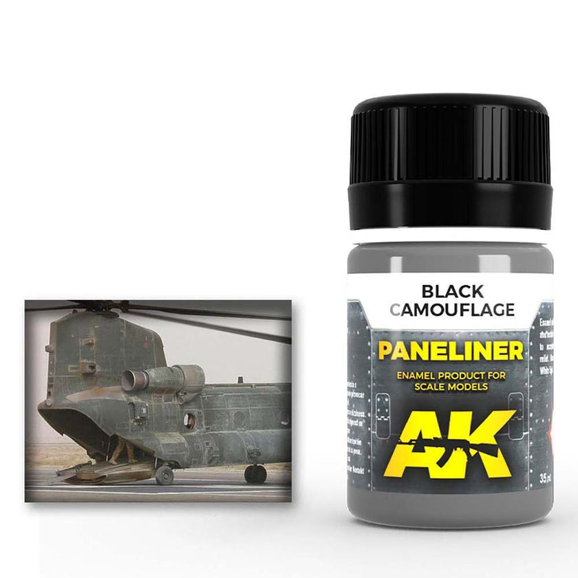AK Paneliner For Black Camouflage 35ml
