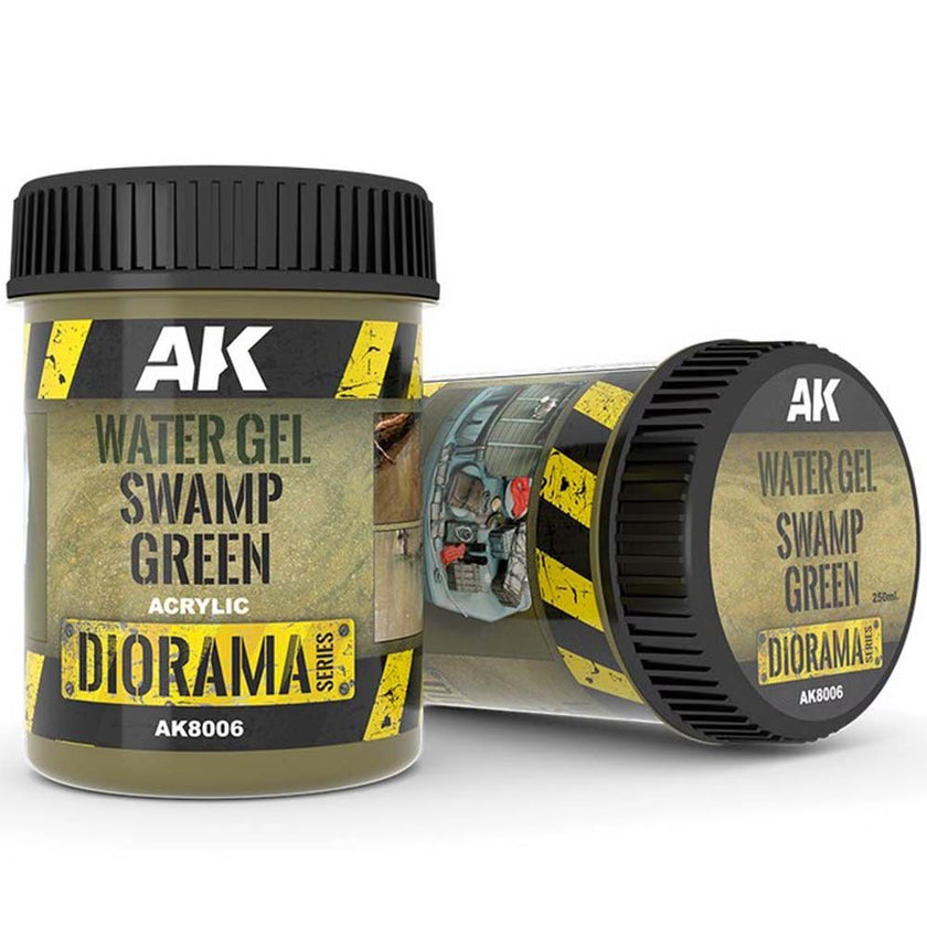 AK Diorama: Water Gel Swamp Green Effects - 250ml (Acrylic)