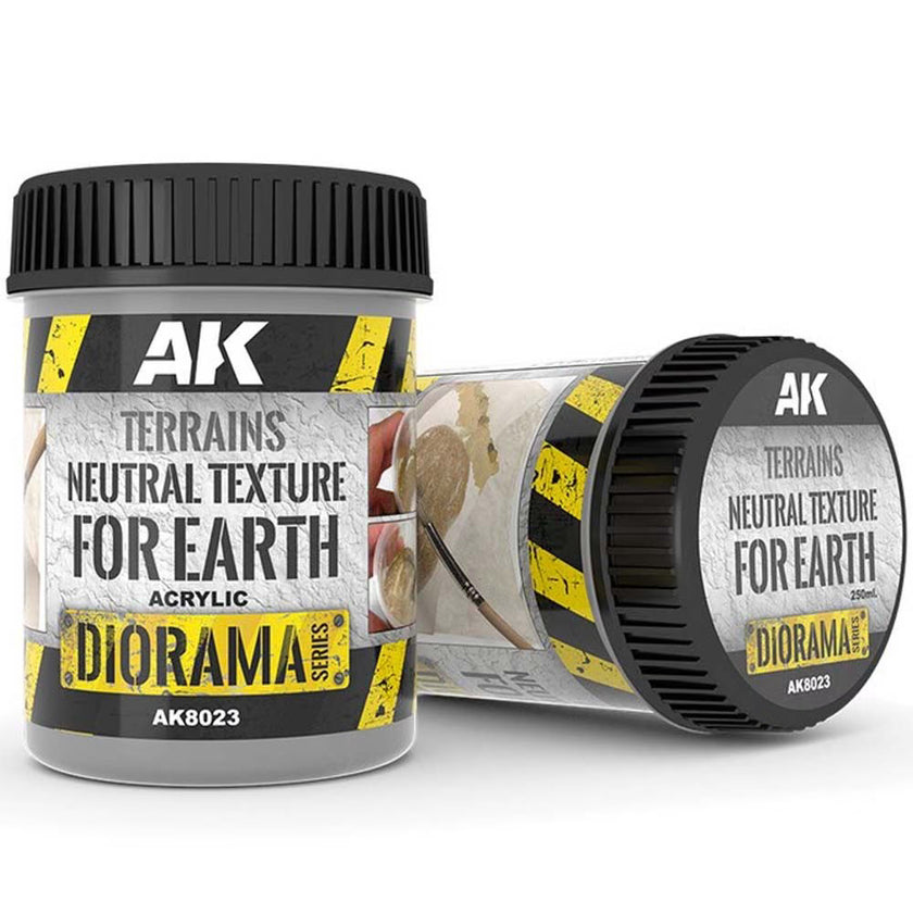 AK Diorama: Terrains Neutral Texture For Earth - 250ml (Acrylic)