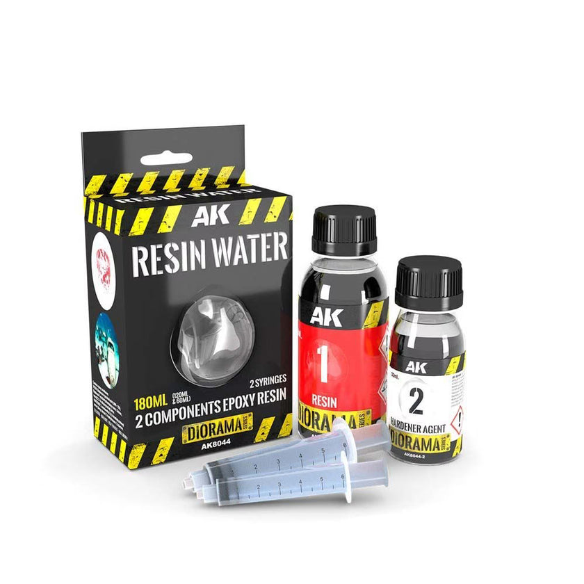 AK Diorama: Resin Water 2-components Epoxy Resin - 180ml