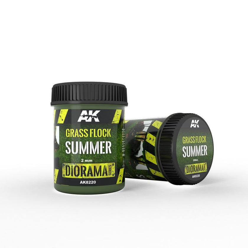 AK Diorama: Grass Flock 2mm Summer