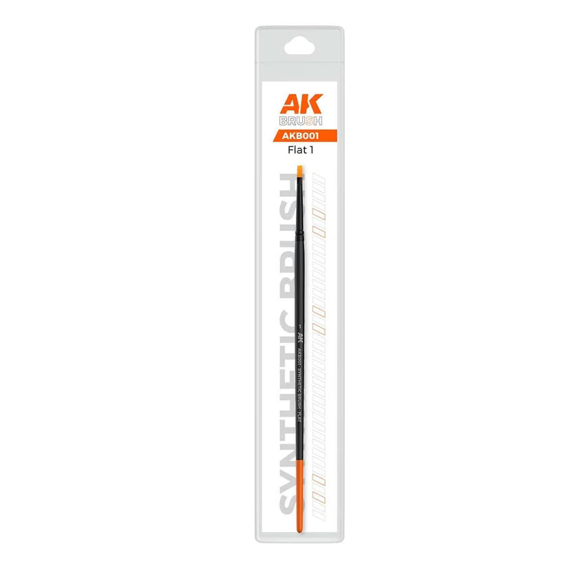 AK Interactive Brushes: Synthetic - Flat 1