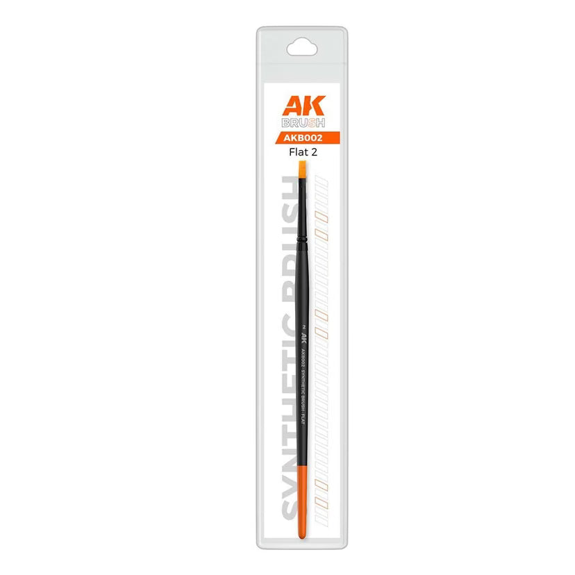 AK Interactive Brushes: Synthetic - Flat 2