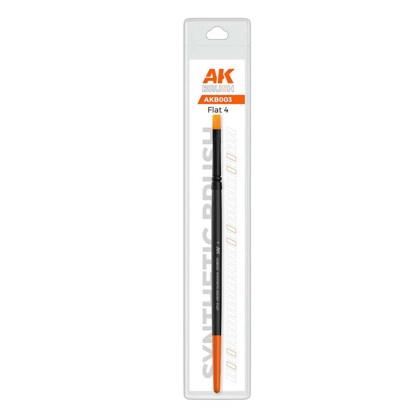 AK Interactive Brushes: Synthetic - Flat 4