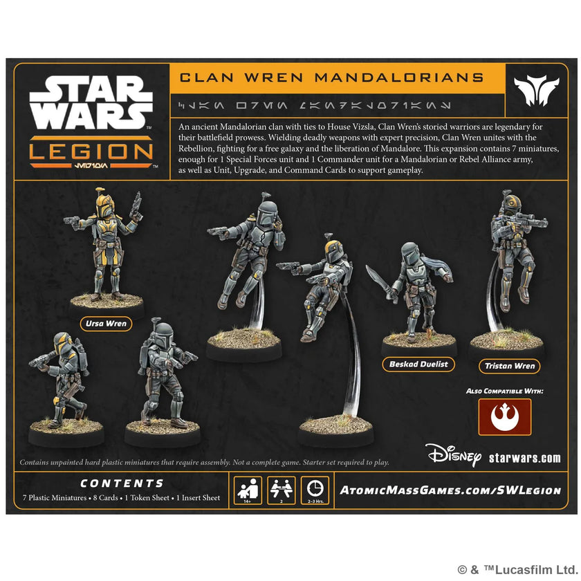 Star Wars: Legion - Clan Wren Mandalorians