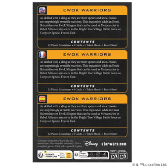 Star Wars: Legion - Ewok Warriors Unit Expansion - 12 models