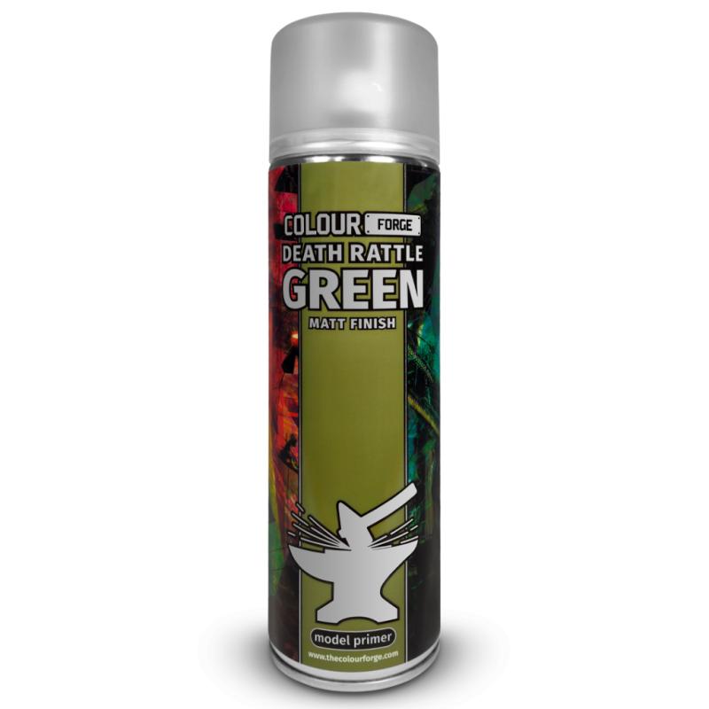Colour Forge Death Rattle Green Matt Finish Spray Paint (500ml)