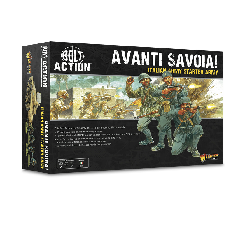Avanti Savoia! Bolt Action Italian Army starter army